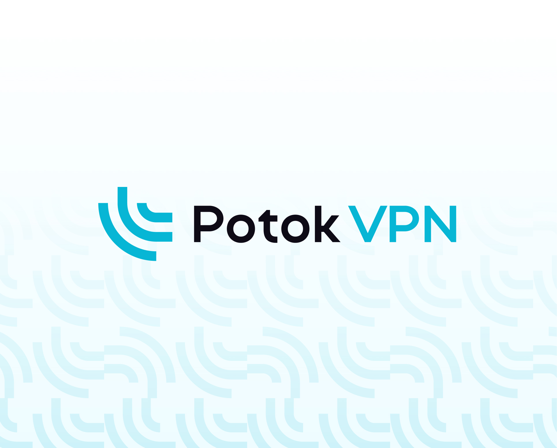 Логотип и брендбук для сервиса PotokVPN