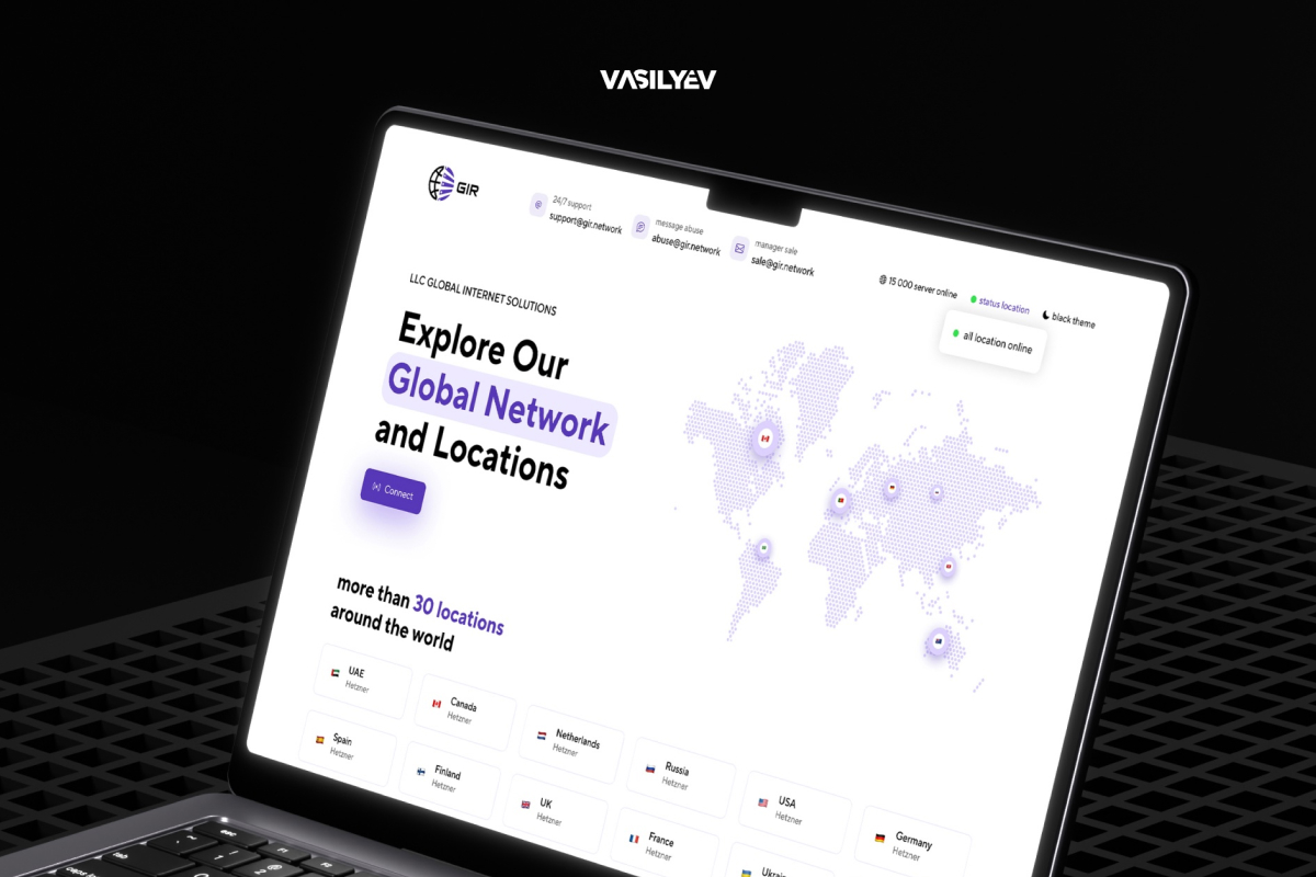 Сайт под ключ для GIR NETWORK